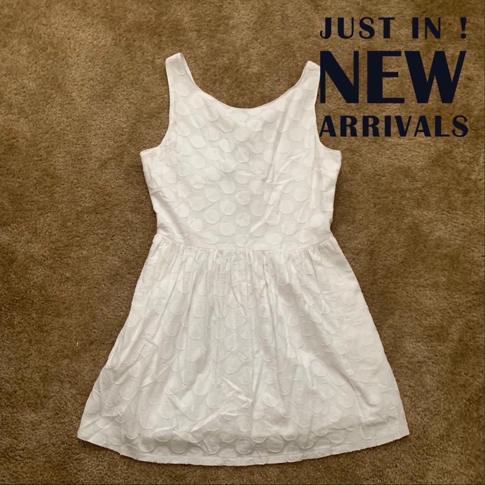 White Polka Dot Dress